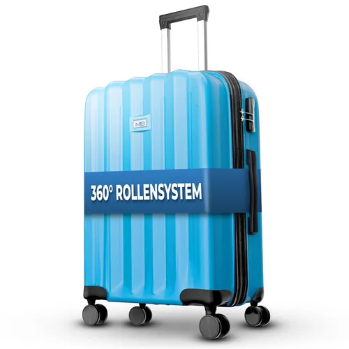 Reisekoffer Grün XL-75cm Reisetasche Hartschalen-Koffer Tasche Trolley ABS