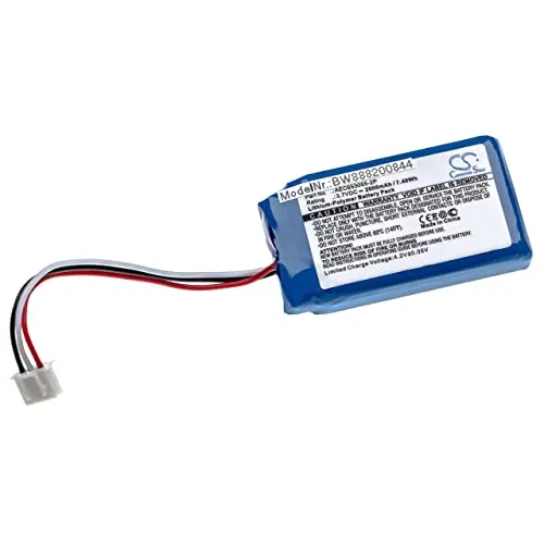 vhbw Akku kompatibel mit JBL Flip 2 (2013), II (2013) Lautsprecher Boxen Speaker (2000mAh, 3,7V, Li-Polymer)