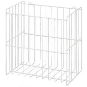 WEPA Satino Abfallkorb Draht small, 17 Liter - Diverse W, stabiler und langlebiger Drahtkorb, ideal für kleine bis mittelgroße Waschräume mit kompakten Maßen (B x H x T): 30 x 30 x 19 cm.