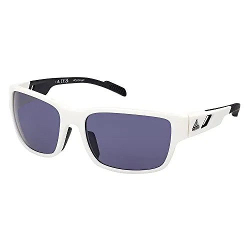 adidas SPORT SP0069 Brille, Weiß/Other, 61/18/130 für Herren, Weiß/Other