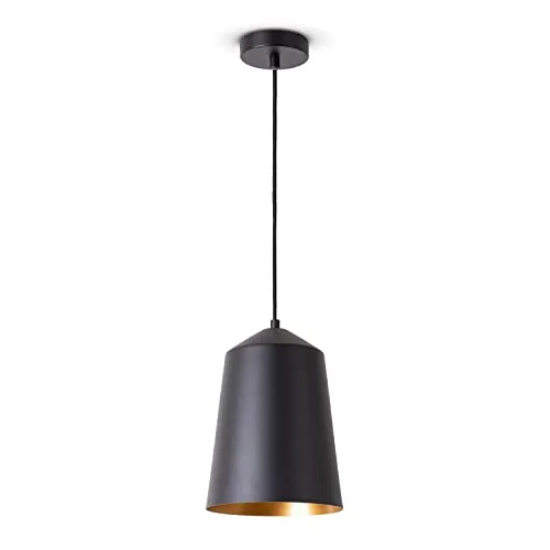 Paco Home Pendelleuchte - Elegante Hängelampe für Wohnzimmer und Küche - Lampen, stilvolle Pendelleuchte mit hochwertigem Aluminium und edlem Textilkabel, ideal für modernes Wohnen.