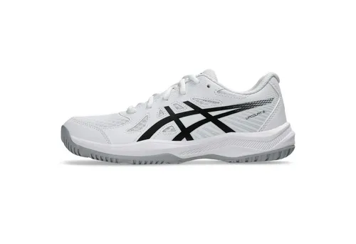 ASICS Kinder Netballschuhe UPCOURT 6 GS - Handballschuhe mit leichtem Design, ideal für Kinder. Flexibel und bequem dank breitem Abschnitt und Mesh-Einsätzen für optimale Anpassung.