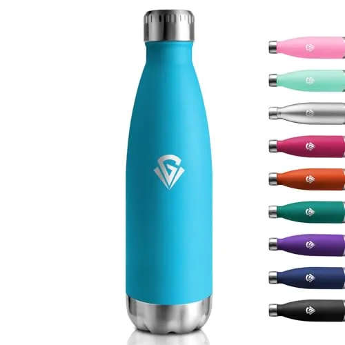 Trinkflasche Edelstahl 750ml, BPA-Frei Isolierflasche, Thermosflasche Auslaufsicher, Doppelwandig, Trinkflasche Kohlensäure Geeignet für Outdoor, Sport, Fahrrad, Uni, Reisen, Fitness, Jungen, Mädchen