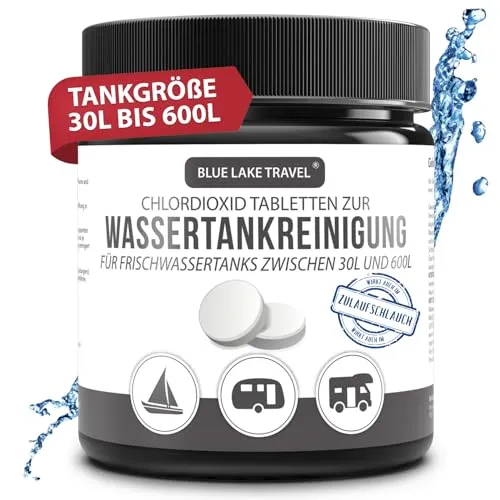 Blue Lake Travel Wassertank Reiniger (10 Tabletten) von Blue Lake Travel