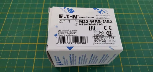 Eaton 111778 Schlüsseltaste - 2 Stellungen, rastend, ideal für sichere Schaltanwendungen in der Industrie