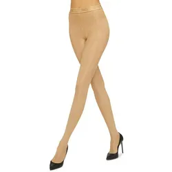 Wolford Damen Feinstrumpfhose Neon Tights 40 DEN in beige von Wolford
