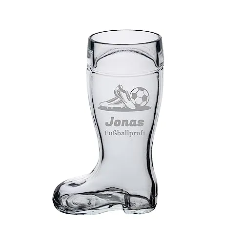 LUXENTU Bierstiefel mit Gravur von LUXENTU