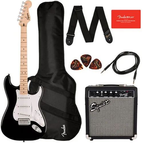 Squier Sonic Stratocaster Pack Black von Squier