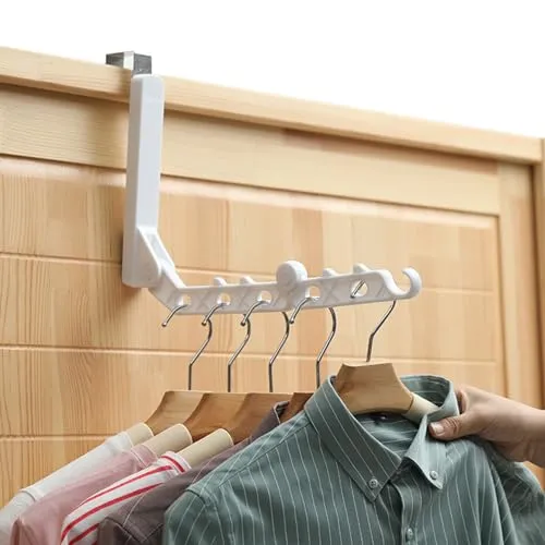 Reisekleiderbügel,Kleiderbügel Platzsparend,Kleiderhaken Klappbar,Kleiderbügel Faltbar,Tragbare rutschfeste Multifunction Travel Accessories for Holiday,Indoor,Hotel,Outdoor Use