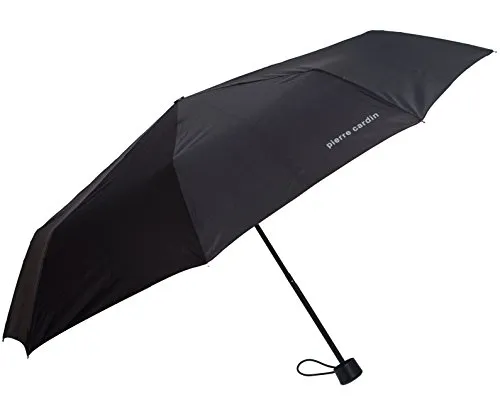 Pierre Cardin Super Mini Taschenschirm Black Line, Schwarz von pierre cardin