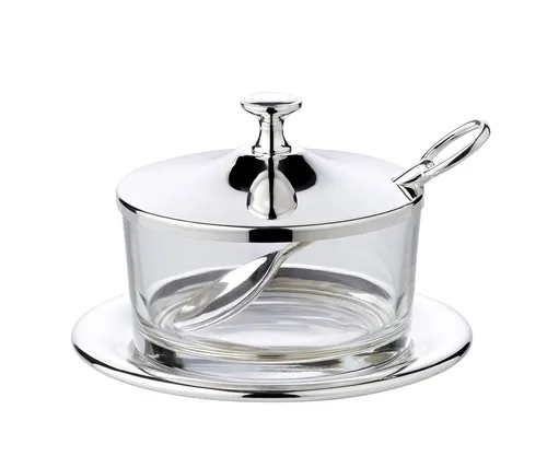 EDZARD Marmeladenglas Sublime (4-tlg) in silber von Edzard