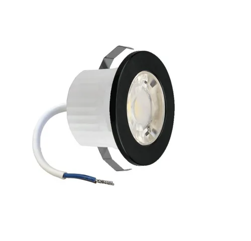 Braytron LED Einbaustrahler 3 Watt LED mini Einbauleuchte Einbaustrahler Spot Neutralweiß Schwarz, Neutralweiß, 3w, 210 Lumen, Neutralweiß, Ø44 x 28 mm, Schwarz, Lochmaß: Ø32, rund, IP54