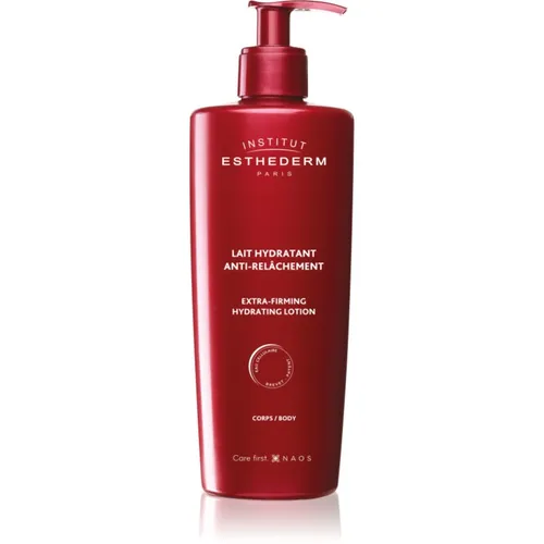 Institut Esthederm Sculpt System Extra-Firming Hydrating Lotion 400 ml - Ganzkörperpflege mit feuchtigkeitsspendender Wirkung, strafft sichtbar die Haut und gibt ihr Elastizität zurück. Ideal für geschmeidige Haut nach dem Duschen.