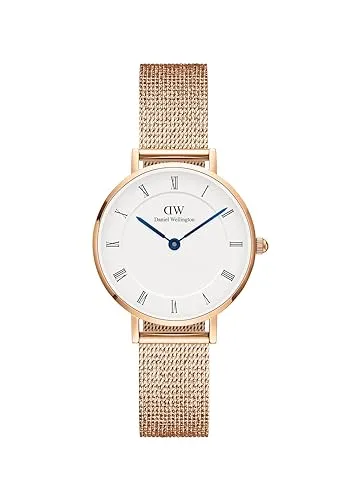 Daniel Wellington Petite Roman Numerals Uhr Damen, 28mm in rosegold von Daniel Wellington