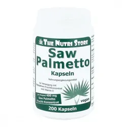 Saw Palmetto Kapseln 120 g - Arzneimittel zur Unterstützung der Prostata-Gesundheit, enthält wertvolle Pflanzenextrakte für Ihr Wohlbefinden.