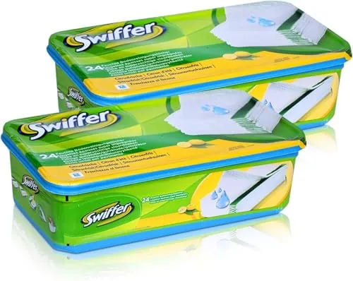 2x Swiffer Wet Wischtücher Nachfüllpackung 24 Tücher