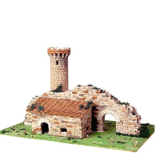 AEDES ARS Steinbaukasten Wachtturm - Torre Vigía - Gebäude-Bausatz für kreative Bauprojekte, fördert die Fantasie und Geschicklichkeit beim Spielen.