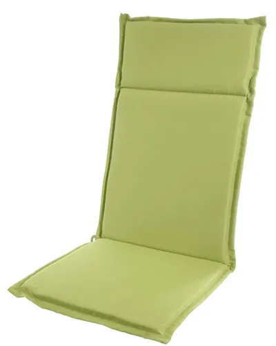 Sun Garden Hochlehnerauflage Hochlehner Esdo 50234-211 grün 120x47x4 cm Sun Garden, (1 St), Halteband verstellbar mit Bindebändern