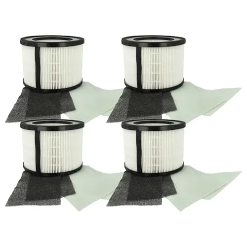 vhbw 4X Luftilter kompatibel mit Leitz TruSens Z-2500, Z-2000 Luftreiniger - Kombifilter Vorfilter + HEPA + Aktivkohle