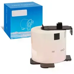 Ampertec Etiketten kompatibel zu Brother DK11208 weiss 38 x 90mm 400 St. Rolle