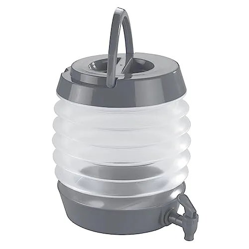 Maximex Faltbarer Getränkespender, großes Getränkefass mit praktischem Zapfhahn, idealer Getränkespender für Partys, platzsparend zusammenfaltbar, 7,5 l, 40 x 12 cm