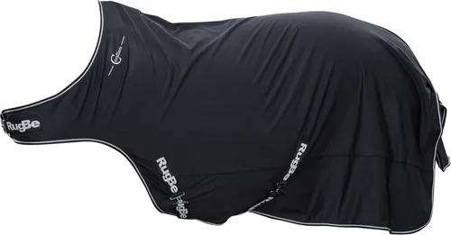 Kerbl Pferde-Stalldecke Führanlagendecke, schwarz, 155 cm - Stalldecken, hochwertige Führanlagendecke in elegantem Schwarz, schützt Ihr Pferd optimal vor Kälte und Nässe.