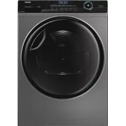 Haier I-Pro Series 5 HD90-A2959S, Freistehend, Frontlader, Wärmepumpe, Anthrazit, Drehregler, Rechts - Grau