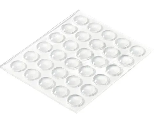 Hettich Anschlagdämpfer Ø 2,5 mm Transparent Selbstklebend - Transparenter, selbstklebender Anschlagpuffer für Möbel, der Kratzer und Beschädigungen effektiv verhindert.