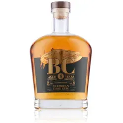BC 8 Years Caribbean Dark Rum 40% Vol. 0,7l