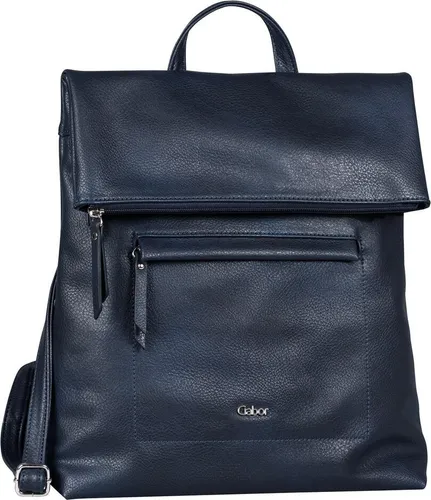 Gabor Mina Backpack Rucksack Tasche Blue - Stylischer Damenrucksack in Blau aus 100% Polyurethan, verstellbare Träger für optimalen Tragekomfort und ideal für den Alltag.