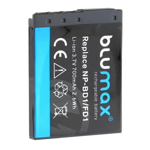 Blumax Akku passend für Sony NP-BD1 / FD1  DSC-T200  DSC-T77 DSC-T90  700 mAh