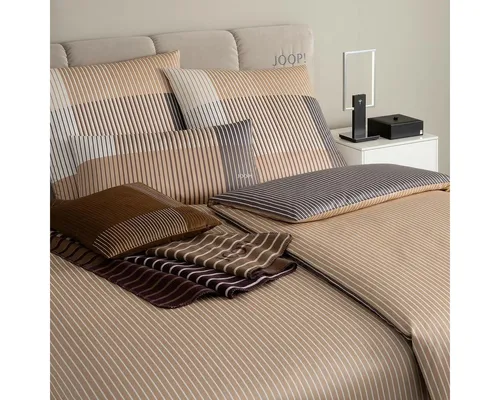 JOOP! Bettwäsche Divided, Mako Satin, 2 teilig in weiß von Megafax