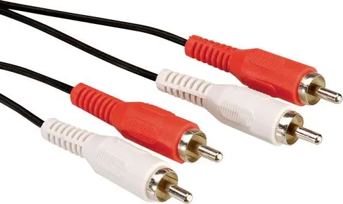 Value Cinch Video Anschlusskabel [2x Cinch-Stecker - 2x Cinch-Stecker] 10.00m Schwarz