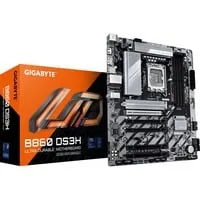 GIGABYTE B860 DS3H Mainboard - Hochleistungs-Intel Core Ultra Unterstützung - Mainboard mit 8+1+2+2 Phasen VRM, unterstützt bis zu 9066MHz DDR5 und bietet PCIe 5.0 M.2 sowie 2,5 GbE LAN für blitzschnelle Datenübertragung.