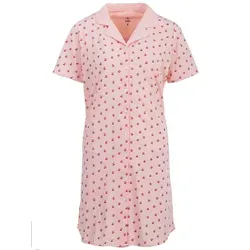 zeitlos Nachthemd Nachthemd Kurzarm - Milla Kirsche orange M