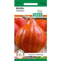 SAMEN PFANN Kürbis Uchiki Kuri Hokkaido-Kürbis