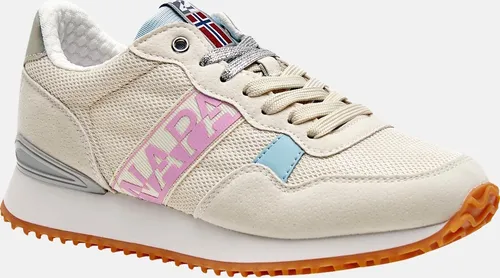 Napapijri ASTRA Sneaker aus Lederimitat/Textil - Modischer Layerlook Sneaker aus elastischem, atmungsaktivem Material. Ideal für Alltag und Freizeit, mit wechselbarem Fußbett für zusätzlichen Komfort.