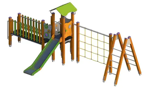 Hochwertiges Klettergerüst für den Spielplatz - Robustes Klettergerüst für Kinder von 1-11 Jahren, ideal für Outdoor-Abenteuer. Mit buntem Design und 2 Jahren Herstellergarantie, sorgt es für sicheren Spielspaß im Freien.