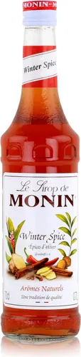 Monin Sirup Winter Spice 700ml - Cocktails Milchshakes Kaffeesirup (1er Pack)