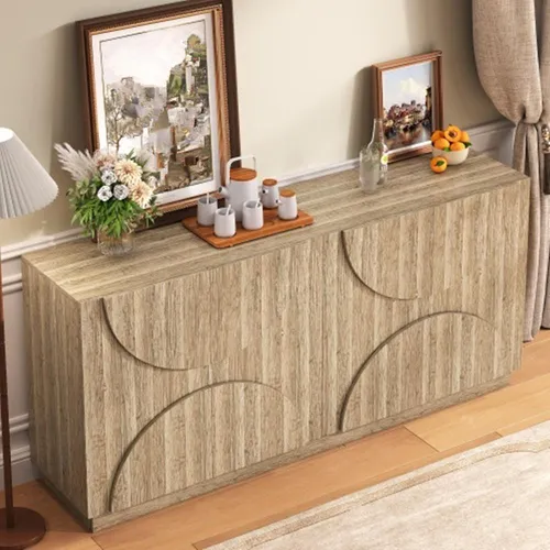 Sideboard mit Regalen und Kommode, 160x40x80 cm