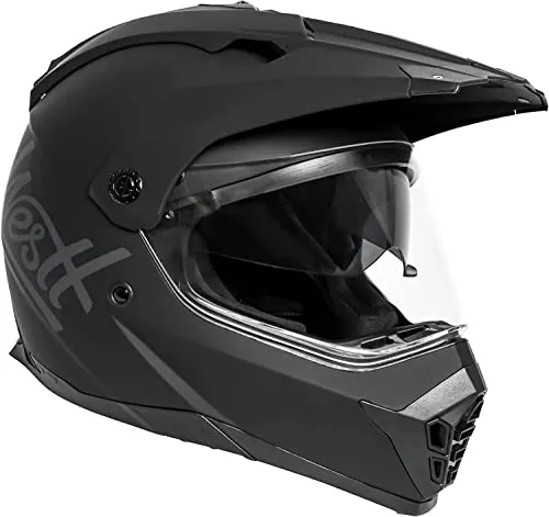 Westt Motocross Helm Crosshelm MTB Motorradhelm Integralhelm Helm Motorrad Enduro Quad Helm mit Visier und Sonnenblende für Erwachsene ECE 22.06 Zertifiziert