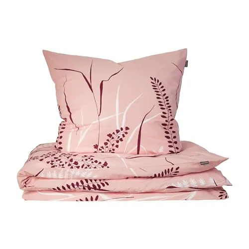 Schiesser Bettwäscheset Annic | 2-teilig | Floral - Bettwäsche-Set aus 100% Baumwolle, Oeko-Tex zertifiziert, mit Reißverschluss für einfachen Bezug. Hochwertige Renforcé-Qualität, pflegeleicht und ideal für Allergiker. Größe: 135x200cm + 80x80cm.