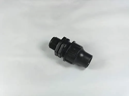 Palaplast Tropfrohr Zubehör Tropfschlauch Anschlussstücke Verbinder Dripline Tropf 16mm (Verschraubung 1/2)