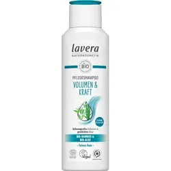LAVERA Pflegeshampoo Volumen & Kraft 250 ml - Pflegeshampoo für mehr Volumen und Kraft, mit natürlichen Inhaltsstoffen für eine sanfte Reinigung und Pflege.
