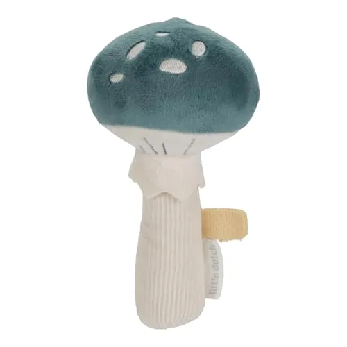 Little Dutch 8901 Greifling Rassel Pilz - Forest Friends blau