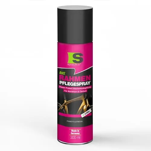 Spraytive 1× 300ml – Rahmen-Pflegespray mit Power Protect Wachsversiegelung – schmutz- & feuchtigkeitsabweisend – für Fahrrad, E-Bike, MTB & Rennrad – Aluminium & Carbon – Lackschutz – Made in Germany