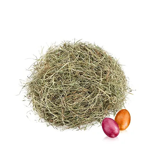 COM-FOUR® 100g Bergwiesenheu für Osternester - Osterdeko zum Basteln - natürliches Ostergras für Osterkörbe (Set4 - Bergwiesenheu - 100g)
