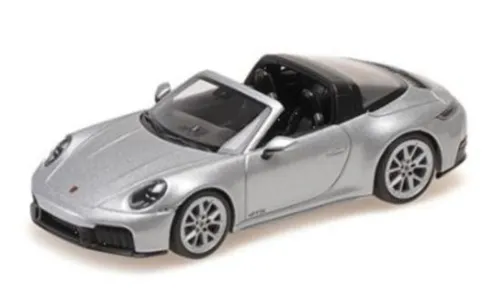Minichamps 1:43 PORSCHE 911 (992.2) TARGA 4 GTS – 2024 – SILVER
