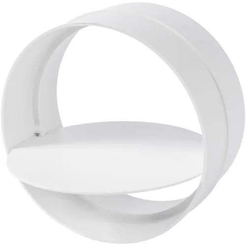 Vent Systems Ø125 mm Kunststoff Inline Backdraft Dämpfer. Schließen Sie den Abluft- oder Badezimmerlufttrockner und die Leitungen mit der Rückschlagklappe an. HLK-, Heizungs-, Kühlungs-, Küchen-.