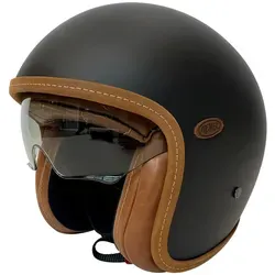 Premier Vintage Platinum U9 BM Jethelm, schwarz-grau, Größe XS für Männer